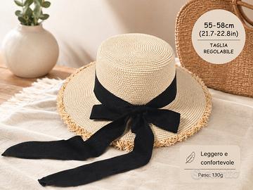 Cappello donna stile boho chic per mare, spiaggia 