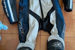 SPYKE ESTORIL RACE Tuta moto in pelle protettiva da corsa omologata CE