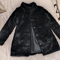 Pelliccia nera donna S/M