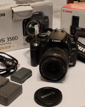 Canon 350D kit +battery grip 