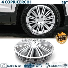 4 Copricerchi per AUDI 16 Pollici CoppetteSilver