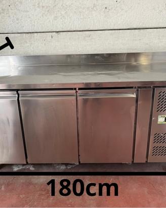 Banco frigo refrigerato in acciaio inox – 180 cm