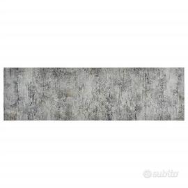 Tappeto da Cucina Lavabile Beton 60x180 cm Velluto