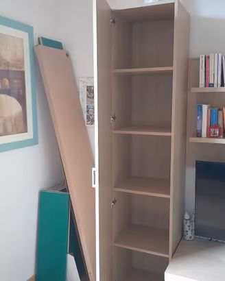 Mobilia soggiorno legno chiaro usata come nuova