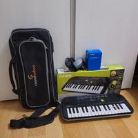 tastiera Casio SA-47 + alimentazione + borsa