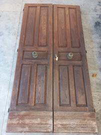 portoncino in castagno