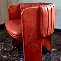 Coppia di poltrone Frau anni 70 design Luigi Masso