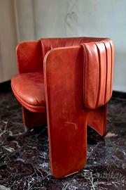 Coppia di poltrone Frau anni 70 design Luigi Masso