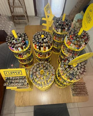 Collezione di clipper mix. + espositori