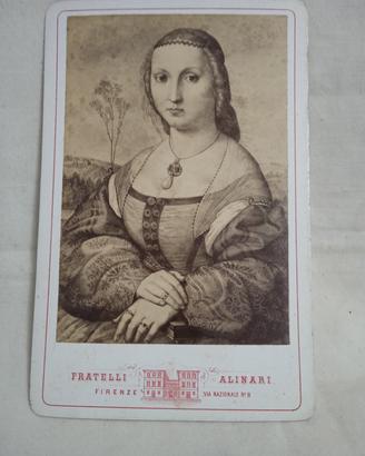 Carte de visite Alinari Maddalena Strozzi