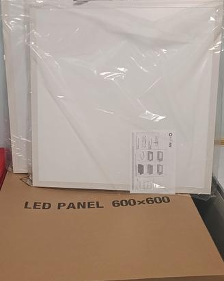 due Pannelli led soffitto ad incasso 4000k