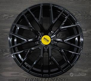 Cerchi lega 17 MAM RS4 nero Audi Mercedes Seat Vw