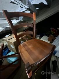 Sedie in noce
