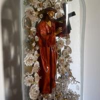 Campana Vetro  con Gesù’  del  1905