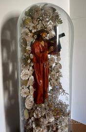 Campana Vetro  con Gesù’  del  1905