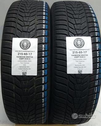 2 gomme 215 65 17 hankook a40691