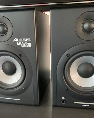 Coppia Monitor da Studio Alesis M1 520 USB