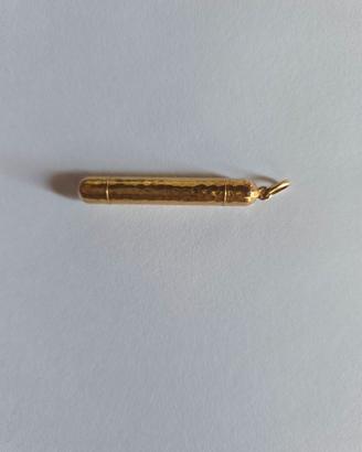 Antico ciondolo portamina in oro 750 18 carati