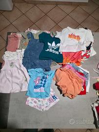 lotto vestiti bambina 6 12 mesi