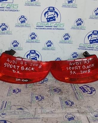 AUDI A3 SPORT BACK FANALE POSTERIORE DX SX