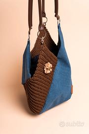 Borsa misto jeans