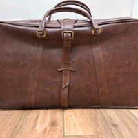 Valigia vintage in pelle