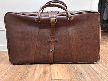 Valigia vintage in pelle