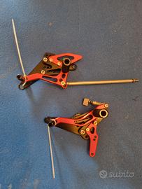 pedane arretrate raptor1000