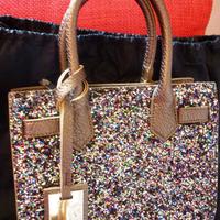 Borsa Cinti a mano e a tracolla multicolor marrone