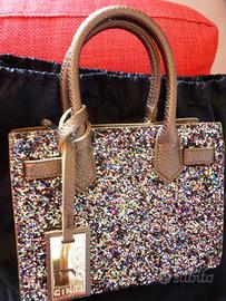 Borsa Cinti a mano e a tracolla multicolor marrone