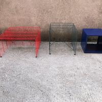 Tavolino ferro industriale design