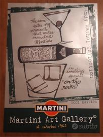Coppia Poster Andy Warhol per Martini