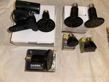 Lampadine riscaldanti, +1 porta lampade