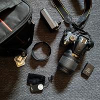 Nikon d3200 con accessori