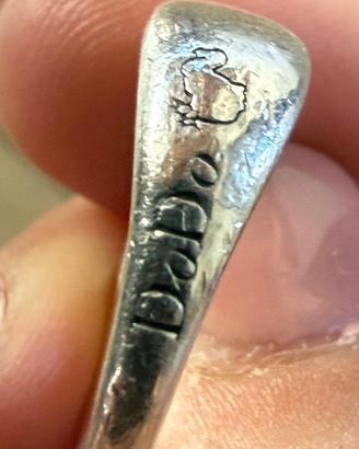 Anello Dodo in argento 925