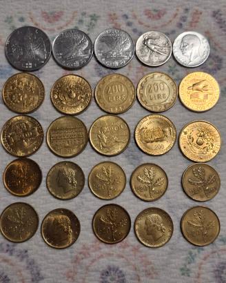200 lire/20 lire + varie (42 pezzi)