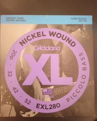 Corde basso ottavino D Addario chiuse