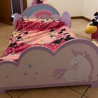 Letto montessoriano unico con materasso