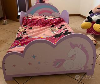 Letto montessoriano unico con materasso