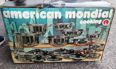 Batteria Pentole American Mondial NUOVE