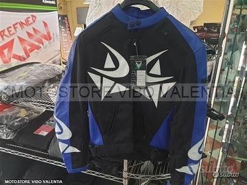 Giubbotto giacca pelle stoffa frank thomas 52