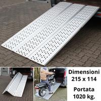 Rampa di carico per moto pieghevole in alluminio