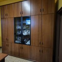 Mobile con vetrina e Scrivania per Ufficio