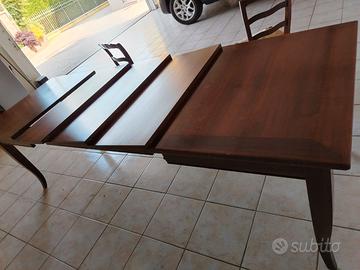 Tavolo noce nazionale + sedie