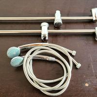 Set 2 doccini per doccia con flessibile