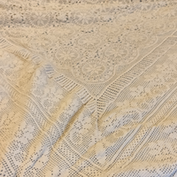 Coperta uncinetto a mano con filo di qualità