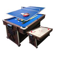 Biliardo Air Hockey Ping Pong 4 in 1 Mattew Blu