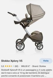 Passeggino Stokke Xplory beige con Winter Kit
