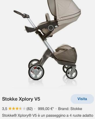Passeggino Stokke Xplory beige con Winter Kit