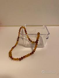 Collana ambra dentizione neonato